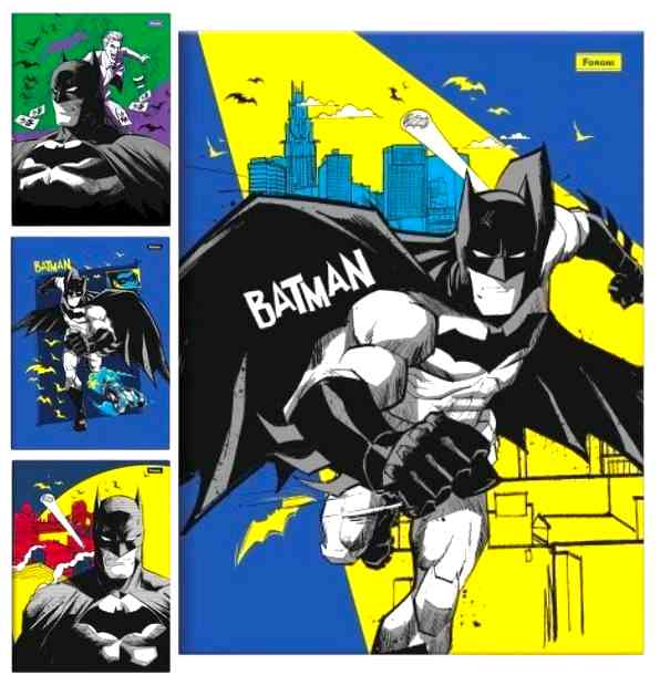 CADERNO BROCHURAO BATMAN C.D.